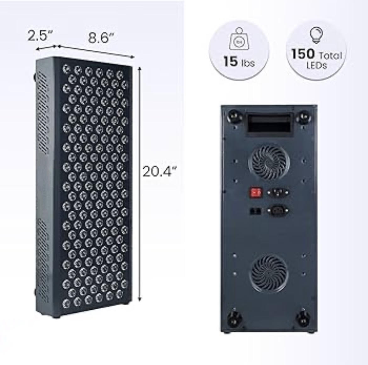 Refurbished MV750 Red Light Therapy Panel