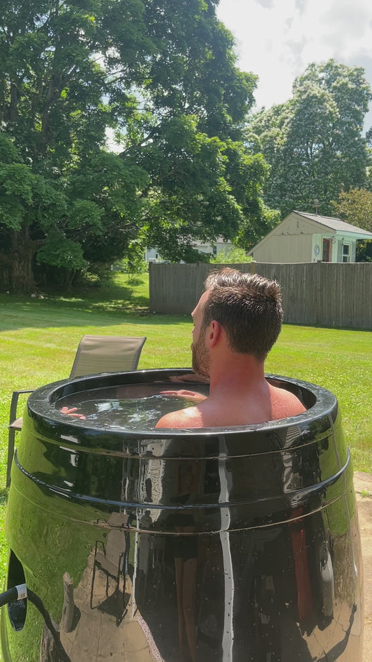 Refurbished MV Cold Plunge Barrel (Black)