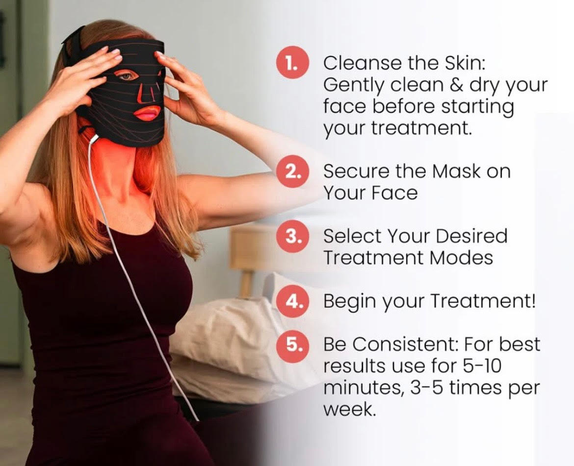 MV Red Light Therapy Face Mask
